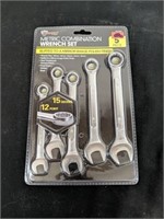 NEW 5 piece combination wrench set