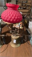 vintage Torch with Lamp Shade