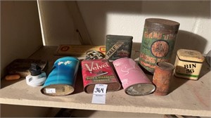 Assorted Tin Advertising Vintage
