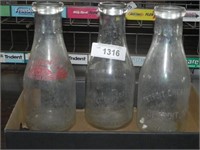 Vintage Milk Bottles - Detroit Golden Jersey,