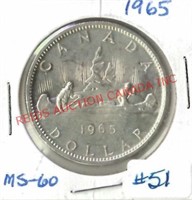 CANADIAN 1965 SILVER DOLLAR