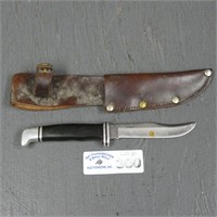 Buck 102 Black Woodsman Fixed Blade Knife