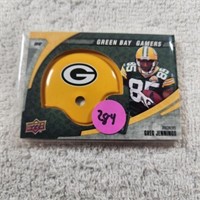 2008 UPD Green Bay Gamers Helmet Greg Jennings