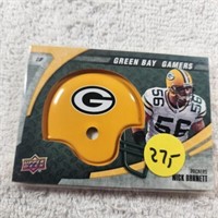 2008 UPD Green Bay Gamers Helmet Nick Barnett