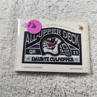 2003 Upper Deck Patch Collection Duante Culpepper