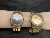 Vtg. Michele & Seiko Men's Wrist Watches