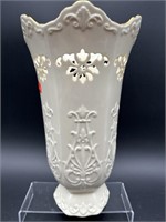 LARGE RETICULATED LENOX VASE