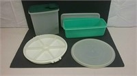 Three Tupperware Containers W/ Lids