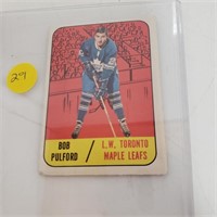 Bob Pulford Toronto Maple Leafs Topps 1967-68