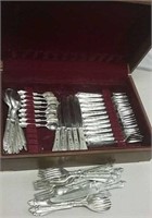 Italian Silver Plate Flatware 50pcs