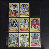 1970 Topps Football Cards 37 different in 9 sleeve