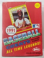 1991 Swell Baseball Greats Card Set