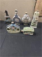 6 Decanters - 100 Derby, Kentucky, Colonels,