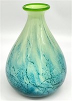 Cluthra Bubble Layer Art Glass Vase