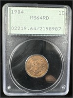 1904 Indian Head Penny MS64RD PCGS