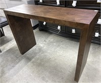 Modern Design Burled wood Console Table