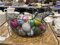 Wire Form Egg Basket