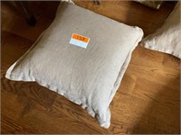 Pottery Barn Beige Linen Pillow