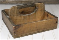 Primitive Wood Carry Tote