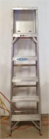 6ft Werner Aluminum Step Ladder.  200lb rating.