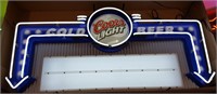 Coors Light Cold Beer Marquee Neon Advertising