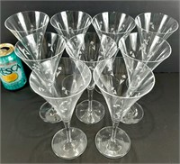 9 flûtes à champagne 7¾" cristal VILLEROY & BOCH