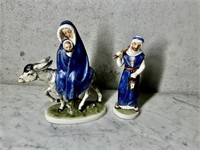 Mary & Joseph Nativity Scene Figurines