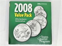 The State Quarters Program Sealed 2008