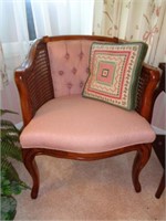 Upholstered Arm Chair - Matches Lot #10