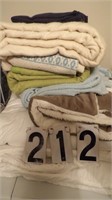 Stack of Blankets & Comforters
