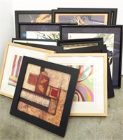Selection of Framed Decorative Prints