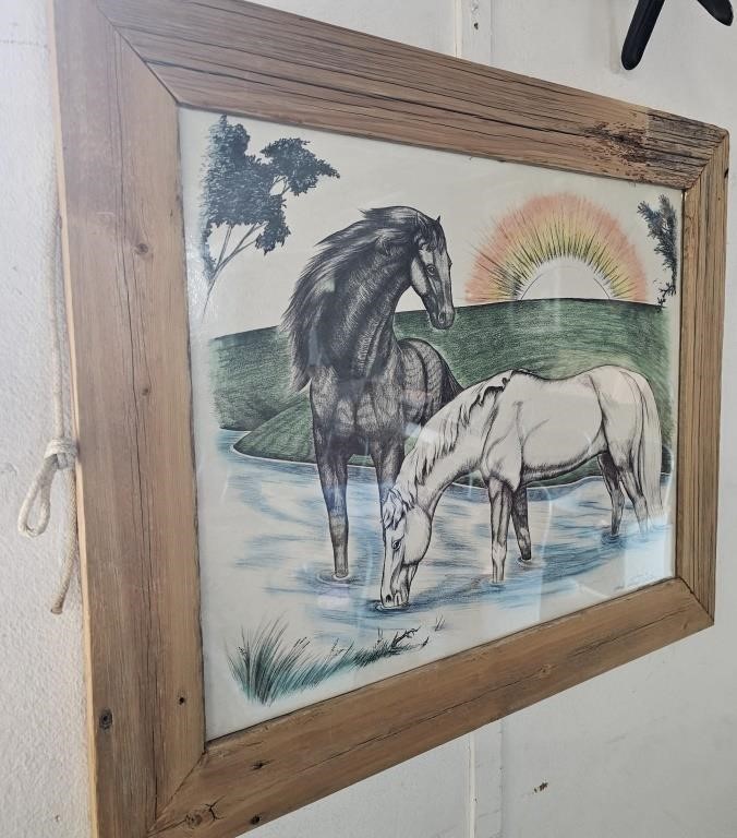 Signed Horse Artwork