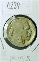 1919 S Buffalo Nickel G4 Condition