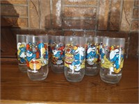 10 1980s Smurf Glasses