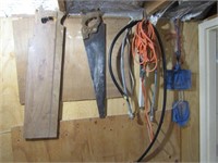 saws,ext. cord & items