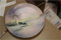 Hand Painted Japanese Plate