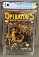 CGC 2.0 Operator #5 #13 Vol.4 #1 1935 Pulp