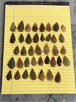 Collection of 39 Arrow Heads
