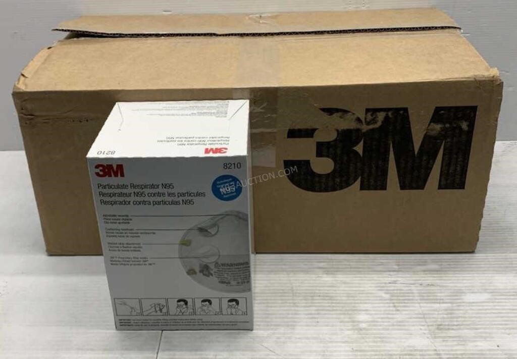 Case of 160 - 3M N95 Respirator Masks - NEW $320