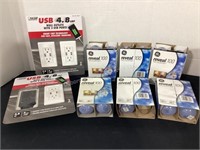 Lightbulbs & Outlets with USB Ports