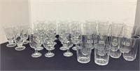 Variety of Glasses & Stemware