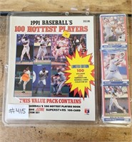 1991 baseballs 100 hottest players new