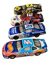 (4)  Nascar Diecast Race Cars