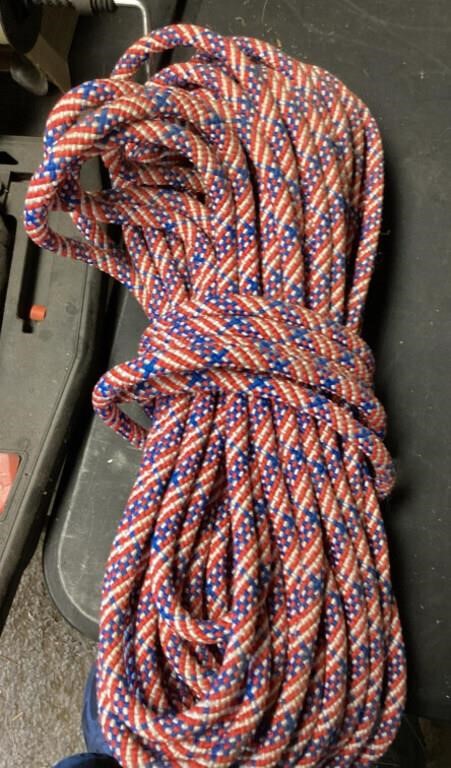 100' of new poly propylene 1/2" rope