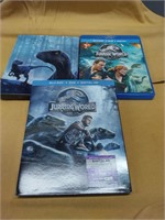 3- Jurassic World Blu-Ray's