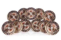 ELEVEN ROYAL CROWN DERBY IMARI SALAD PLATES