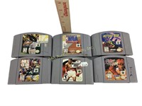 Nintendo 64 games:  MLB Ken Griffey Jr, Knockout