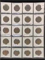 20 Canadian Large Cents 1834-1920