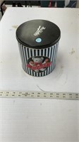 Tin cookie container