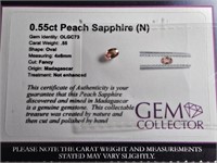 .55ct Peach Sapphire (N)